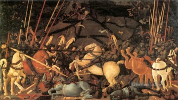  del - Bernardino Della Ciarda abgeworfen Sein Pferd Frührenaissance Paolo Uccello